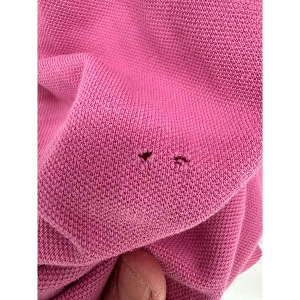 Polo Ralph Lauren Men's Shirt Size Xxl Pink Green Pony Short Sleeve Preppy Golf